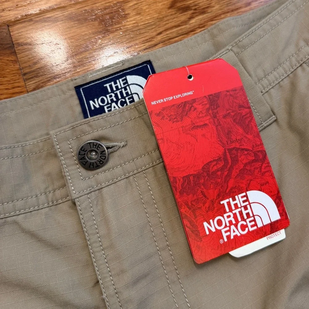 The North Face Tribe Cargo Short Mens 38 Dune Beige Hiking Outdoor Ripstop 11
